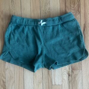 Vintage Havana Green Casual Shorts